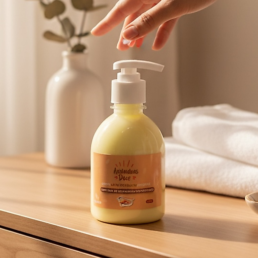 Creme Ultra hidratante corporal | Amêndoas doce | Artesanal | 240 ml
