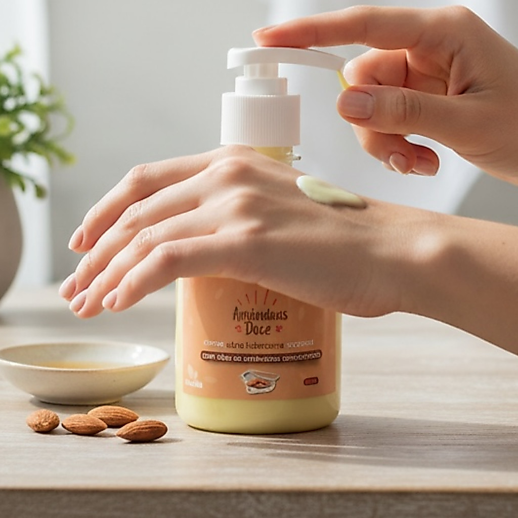Creme Ultra hidratante corporal | Amêndoas doce | Artesanal | 240 ml