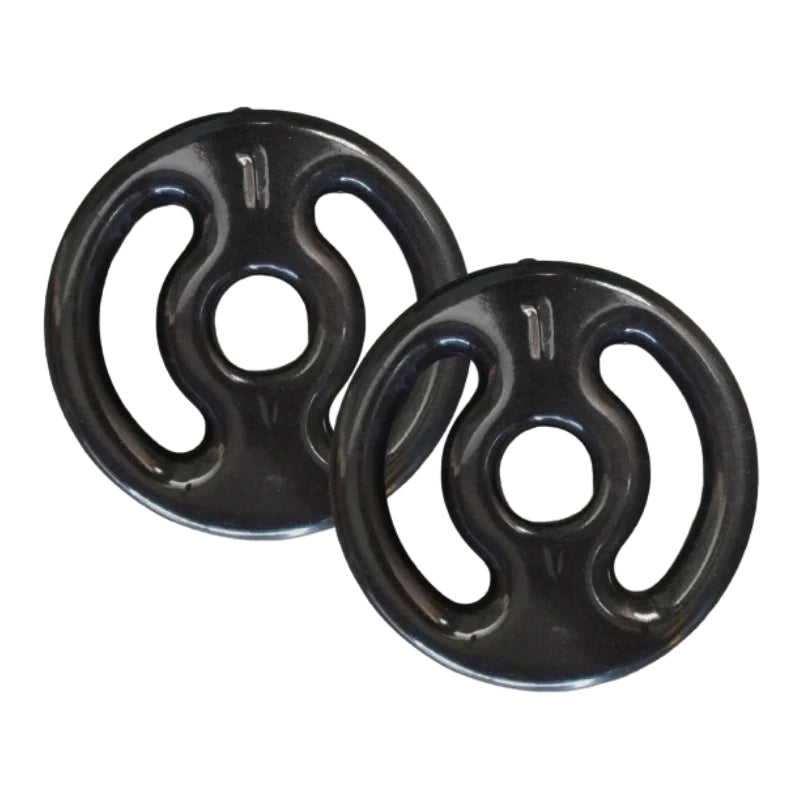 Par de Anilha Emborrachada - 1 Kg a 5 Kg