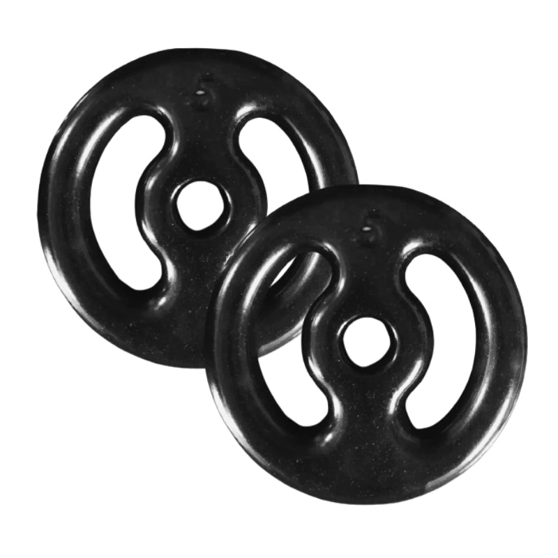 Par de Anilha Emborrachada - 1 Kg a 5 Kg