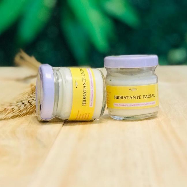Hidratante Facial Natural | Rosa Mosqueta, Mulateiro, Urucum e Ucuúba