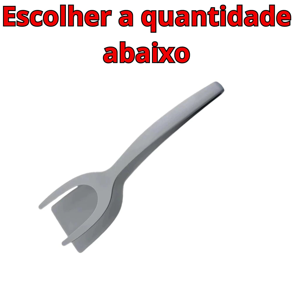 Espatula De Nylon Multiuso Com Pegador Para Ovos Bife Panqueca Tapioca