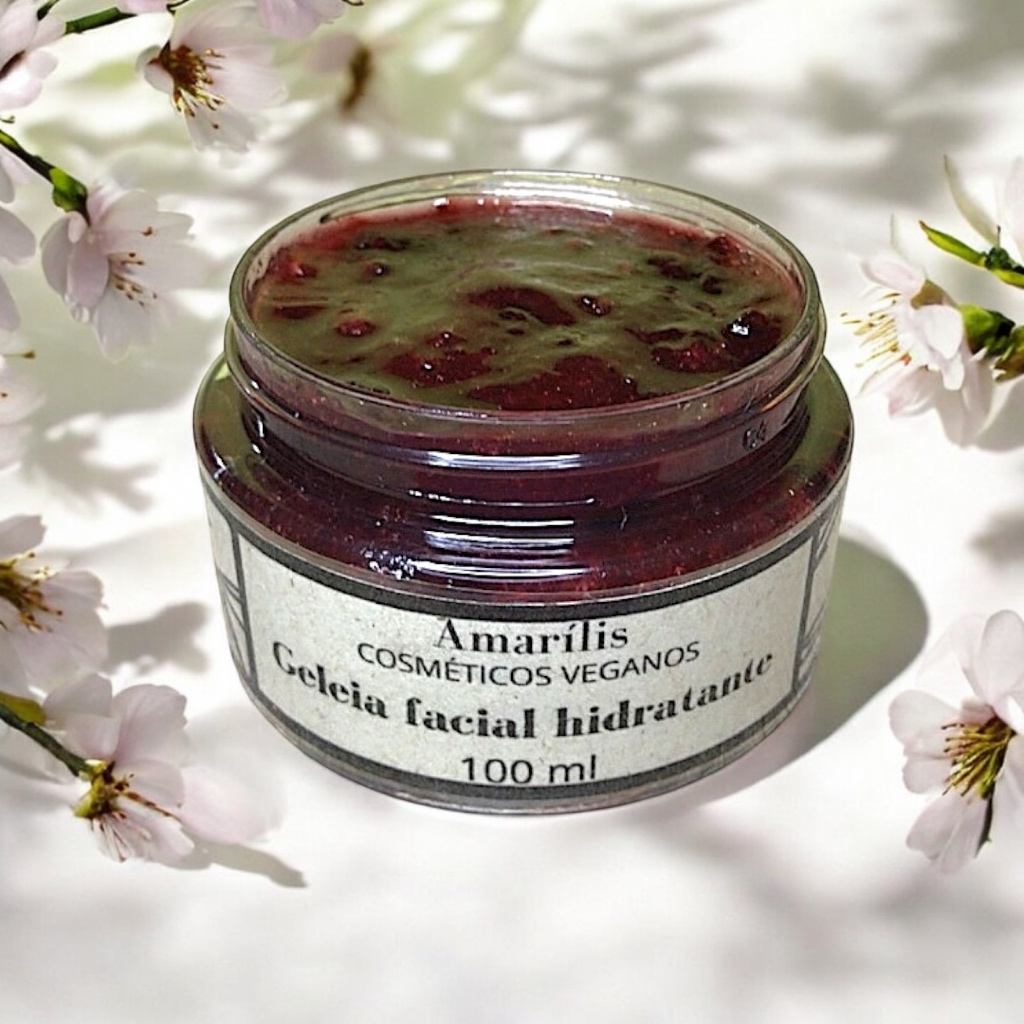 Geleia facial hidratante e nutritiva