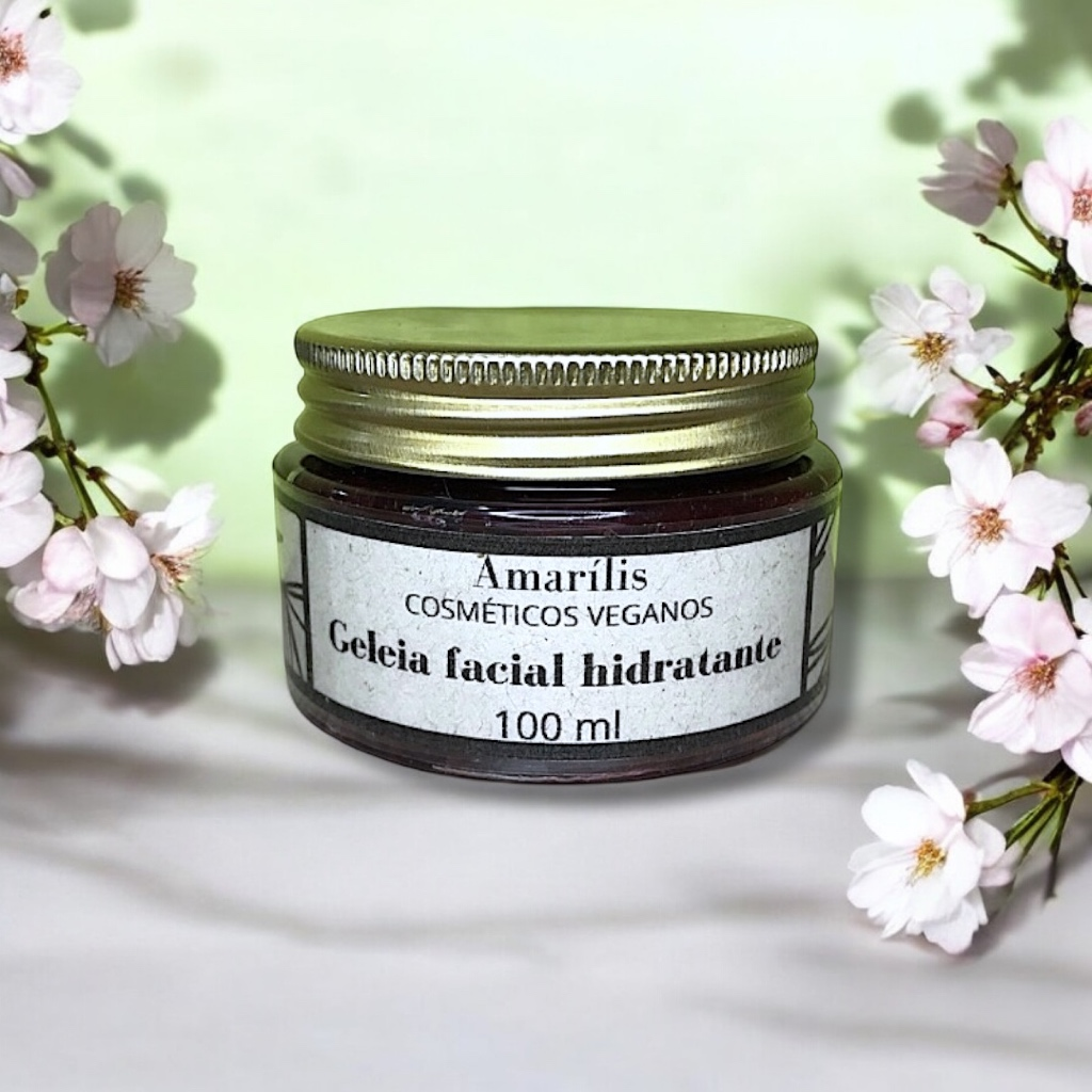 Geleia facial hidratante e nutritiva