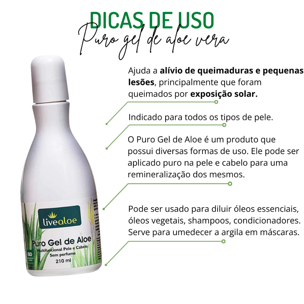 Puro Gel Livealoe Aloe Vera