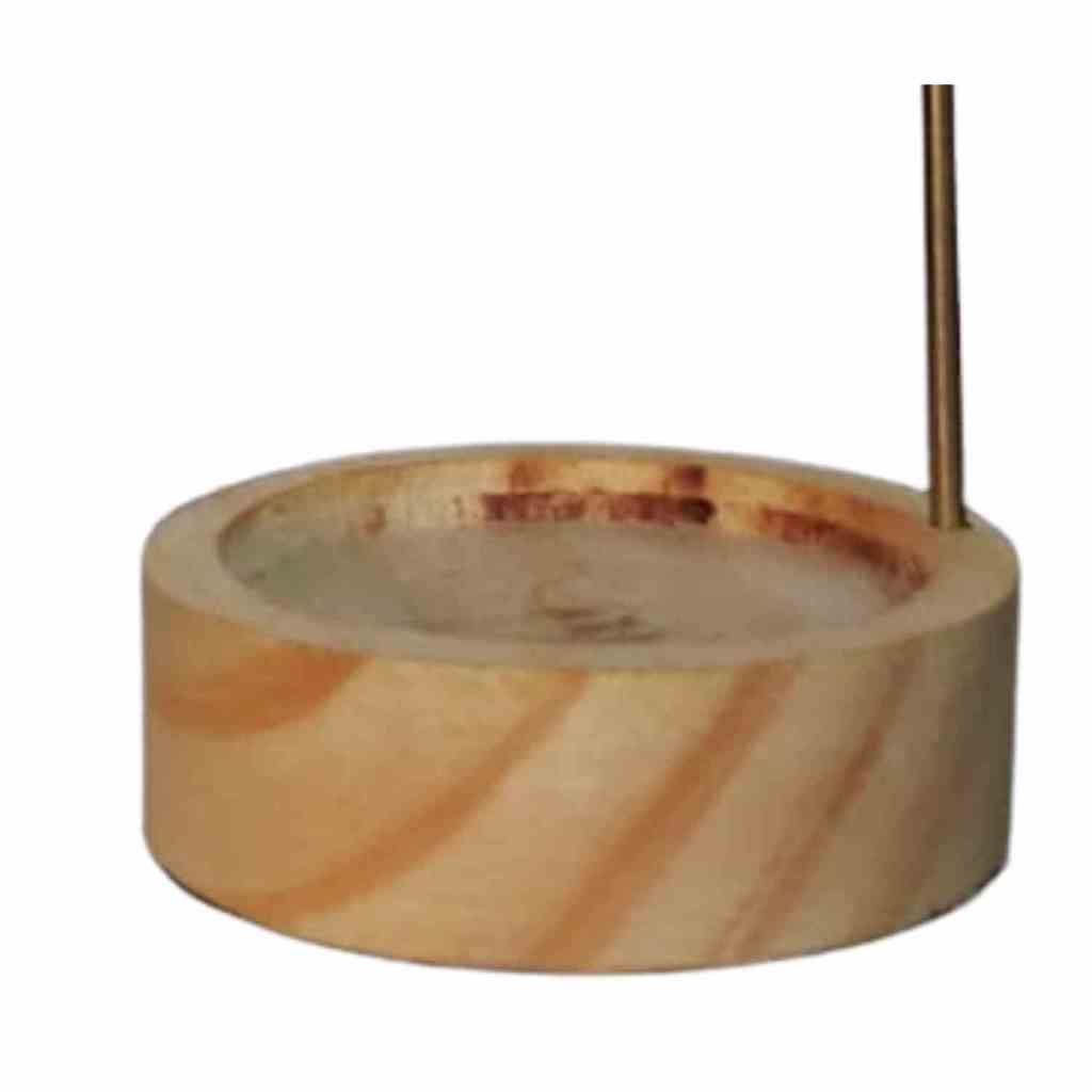 Aromatizador de Ambiente em Madeira com Copo de Porcelana 30ml + 3 Velas