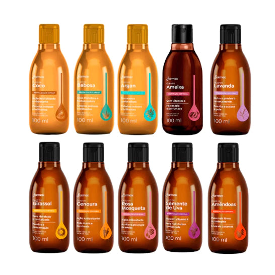 Óleo Capilar e Corporal- Vários aromas