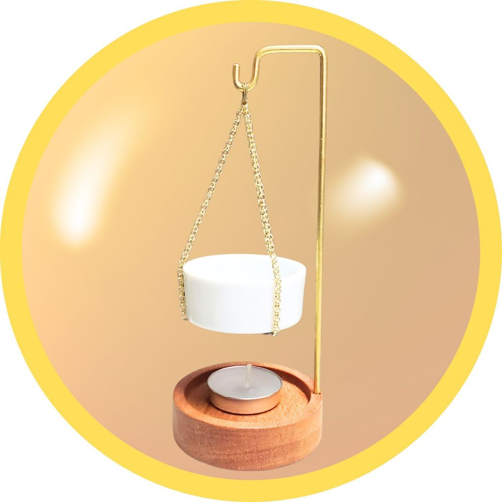 Difusor de Aromas Queimador de Essências Odorizador Perfumador Fragância para Casa Recho Metal