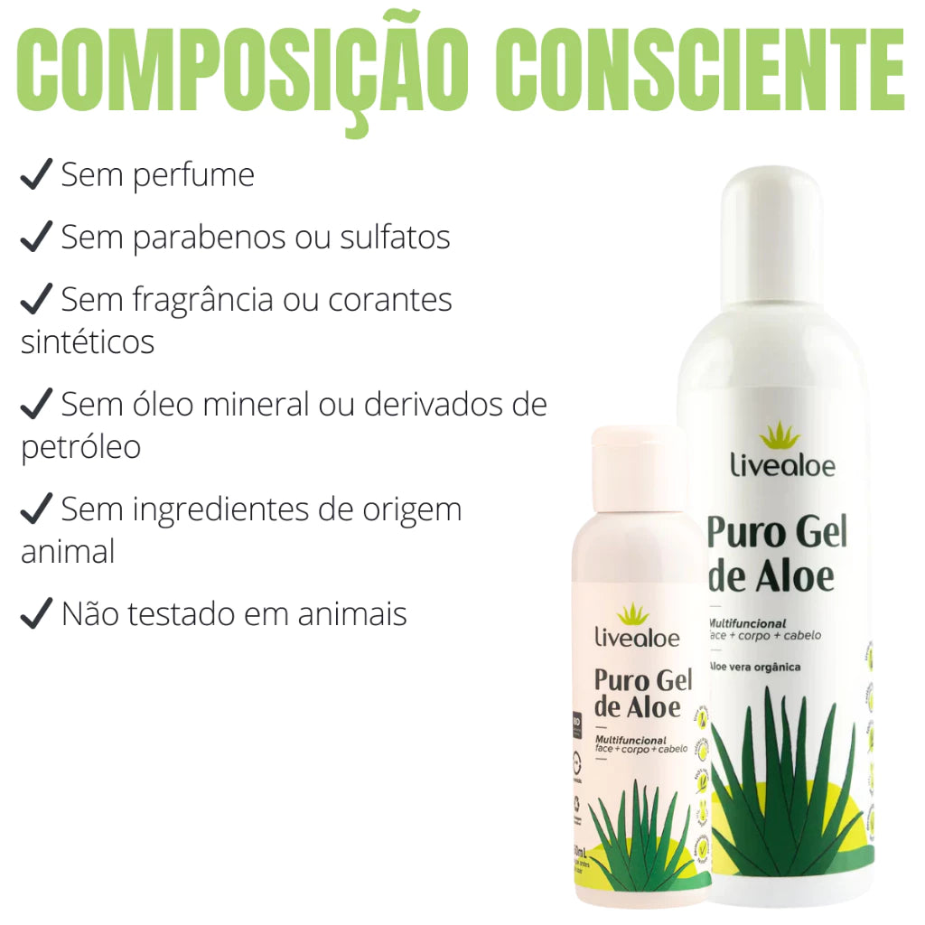 Puro Gel Livealoe Aloe Vera