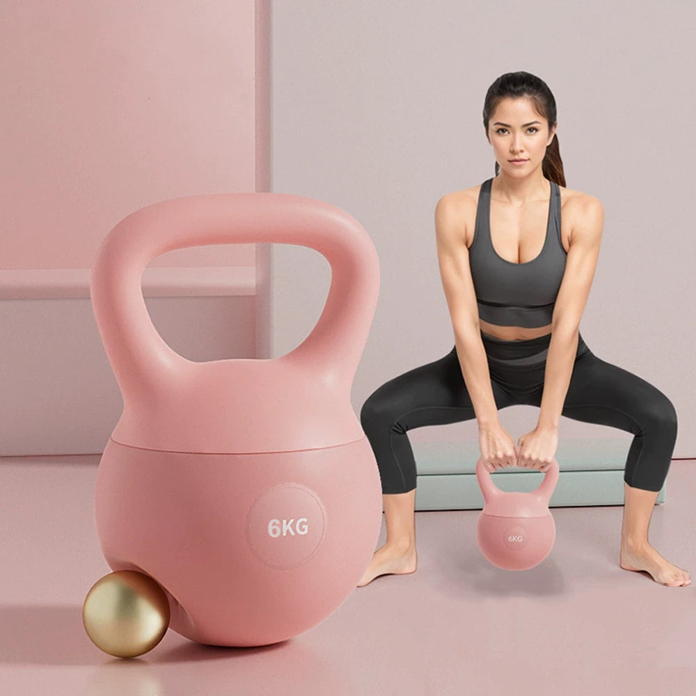 Kettlebell Emborracha 4kg a 8kg Treino Funcional Academia Musculação Peso Fitness Casa Exercício