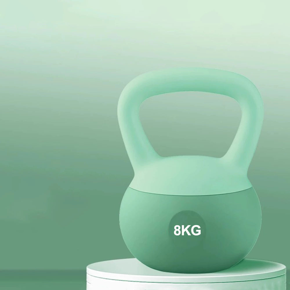 Kettlebell Emborracha 4kg a 8kg Treino Funcional Academia Musculação Peso Fitness Casa Exercício