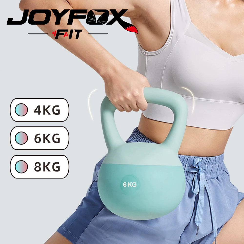 Kettlebell Emborracha 4kg a 8kg Treino Funcional Academia Musculação Peso Fitness Casa Exercício