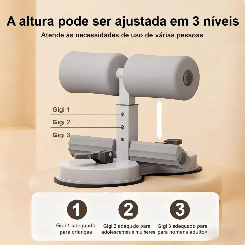 HEROI Equipamento auxiliar de abdominais fitness unissex muscular abdominal dispositivo de pé fixo