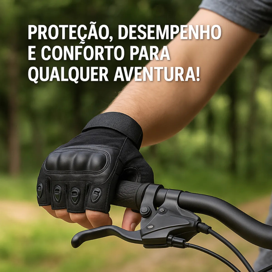 Luvas Meio Dedo Alta Qualidade Para Combate Táticos Luvas De Motocicleta Ciclista Unissex