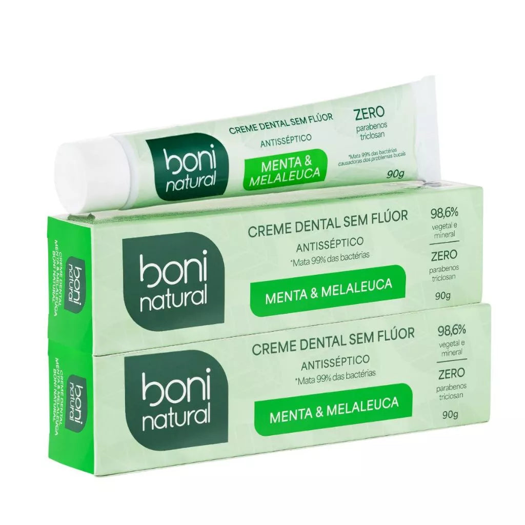 Pasta de Dente Boni Natural - Menta e Melaleuca