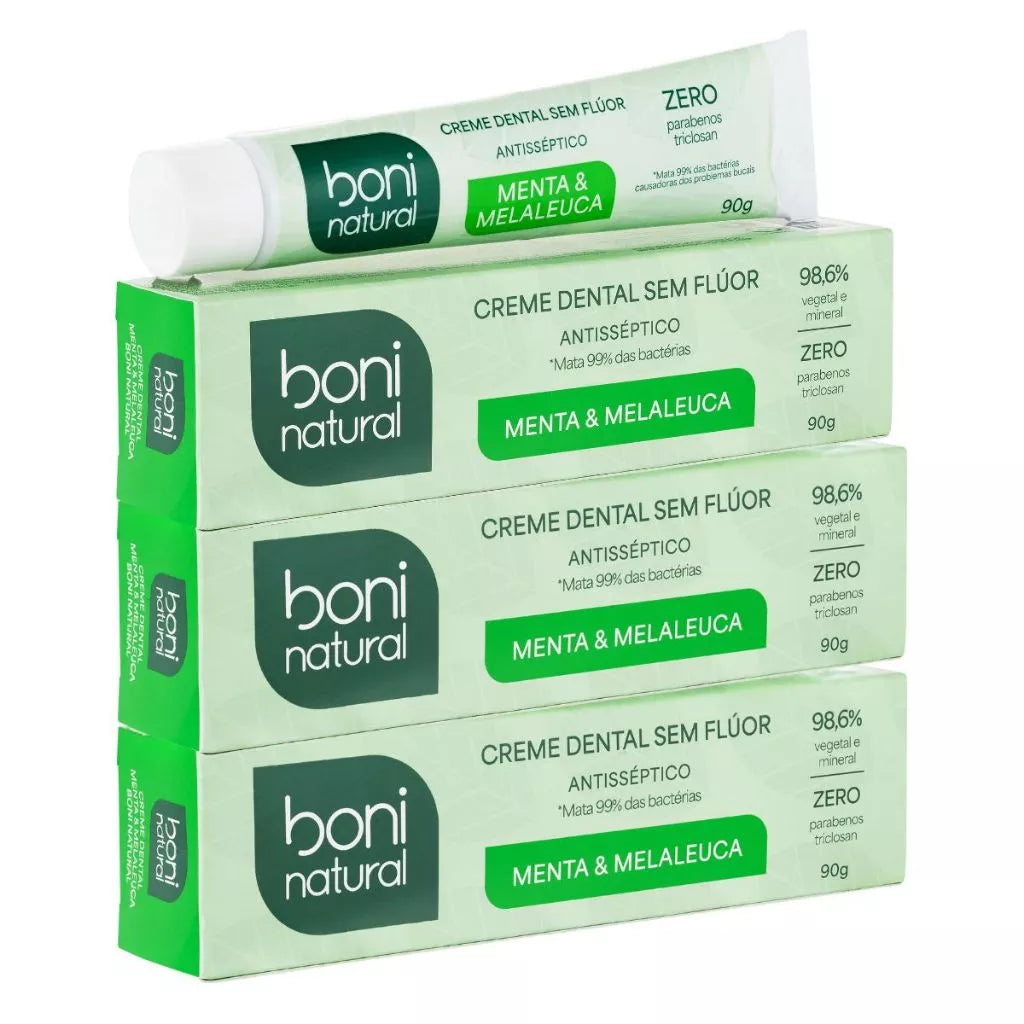 Pasta de Dente Boni Natural - Menta e Melaleuca