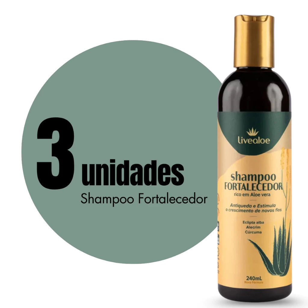 Shampoo Natural Fortalecedor Antiqueda Livealoe
