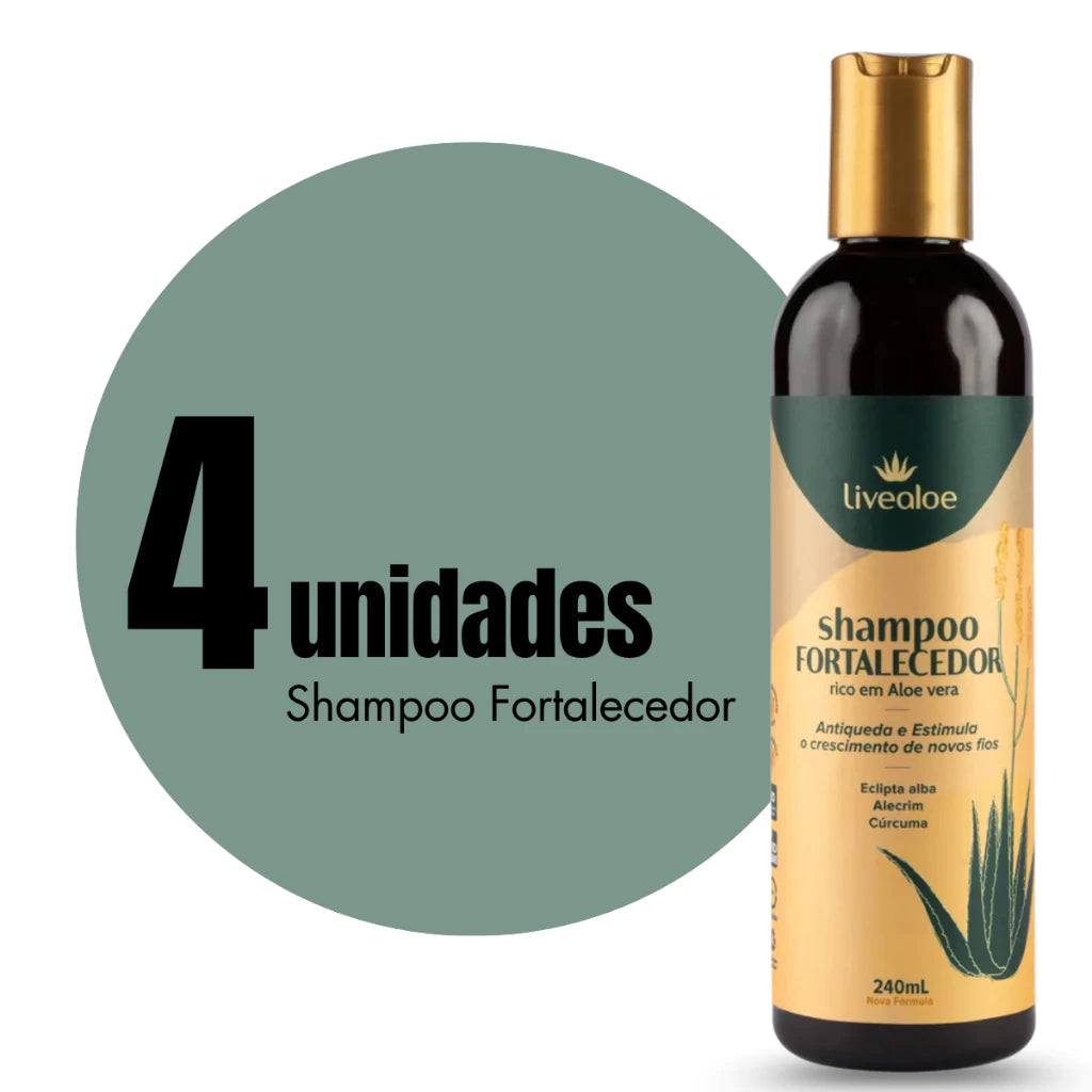 Shampoo Natural Fortalecedor Antiqueda Livealoe