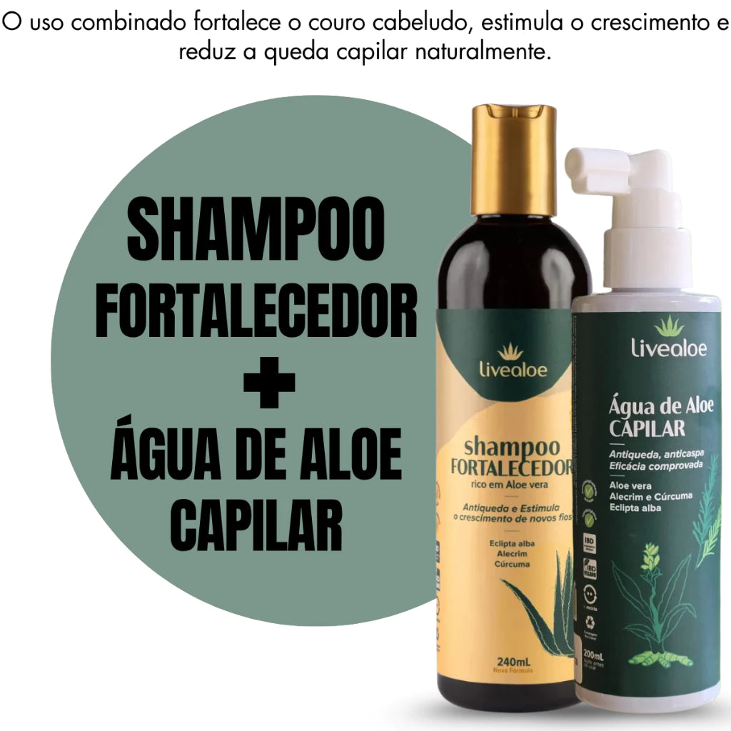 Shampoo Natural Fortalecedor Antiqueda Livealoe