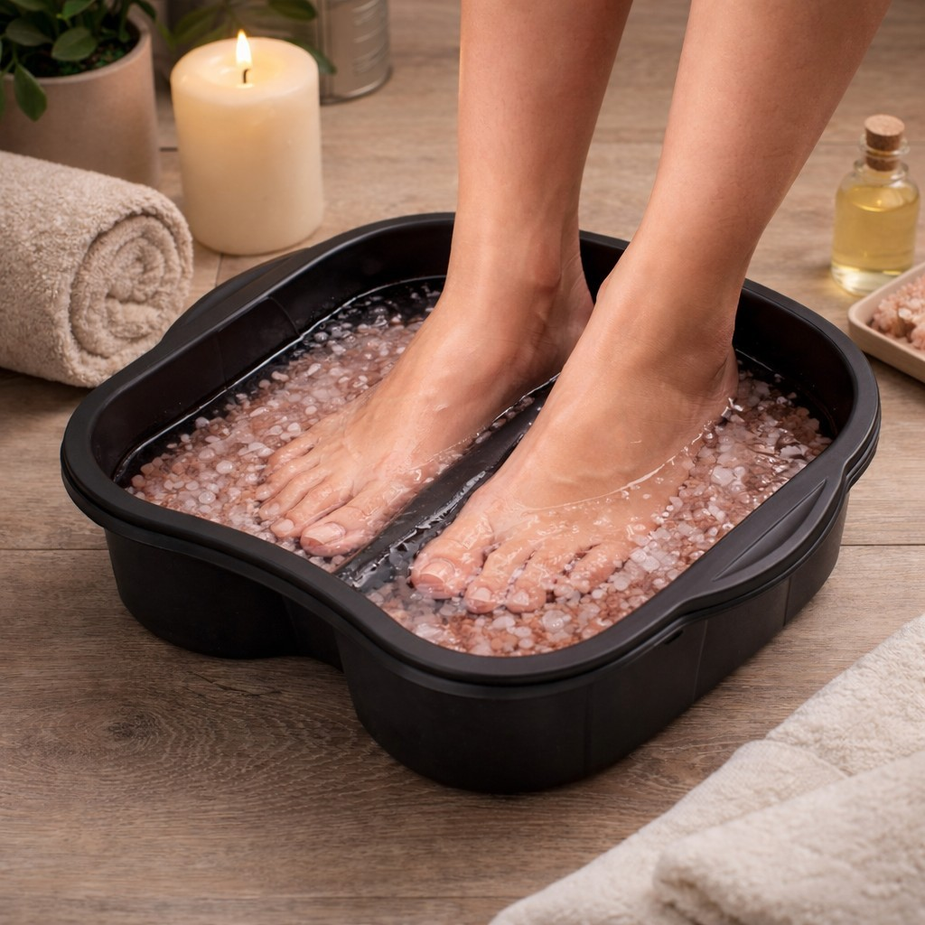 Bacia Escalda Pés Pedicure Spa Massageadora Relaxante Antiestresse