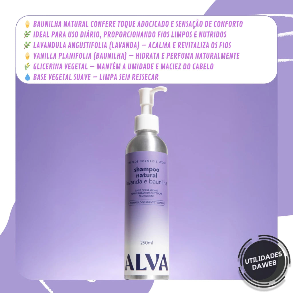 Shampoo / Condicionador Alva Care Vegano 250ml
