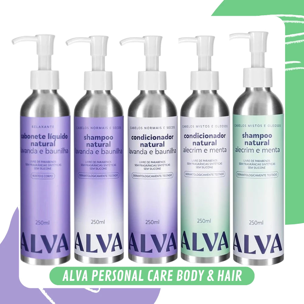 Shampoo / Condicionador Alva Care Vegano 250ml