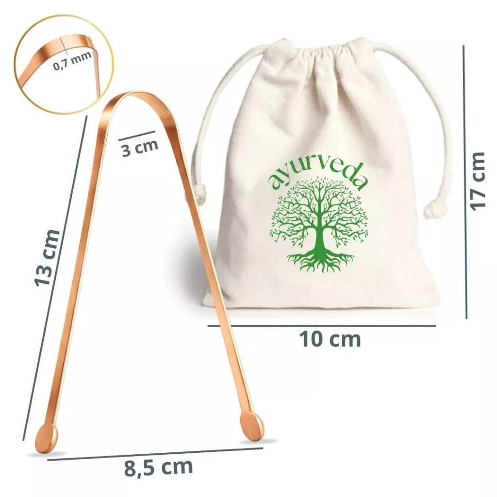 Raspador de Língua de Cobre