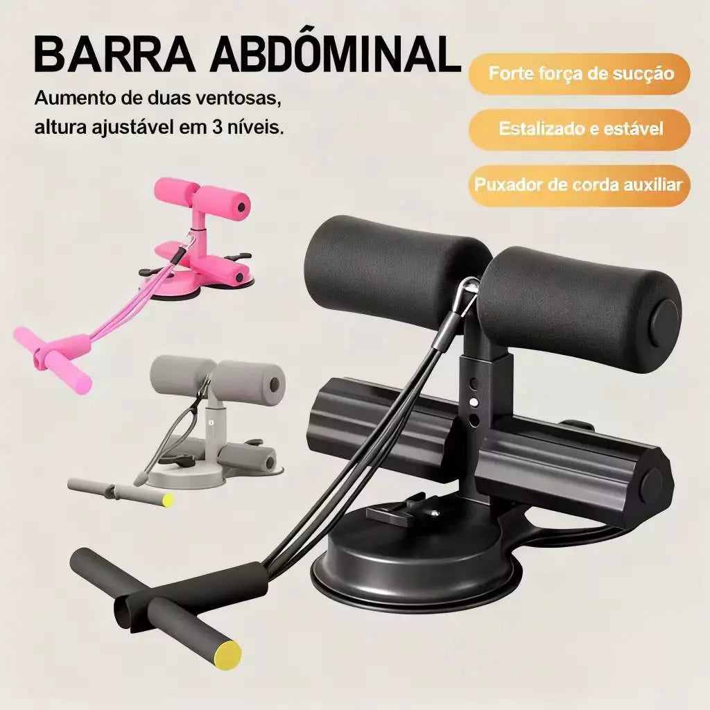 HEROI Equipamento auxiliar de abdominais fitness unissex muscular abdominal dispositivo de pé fixo