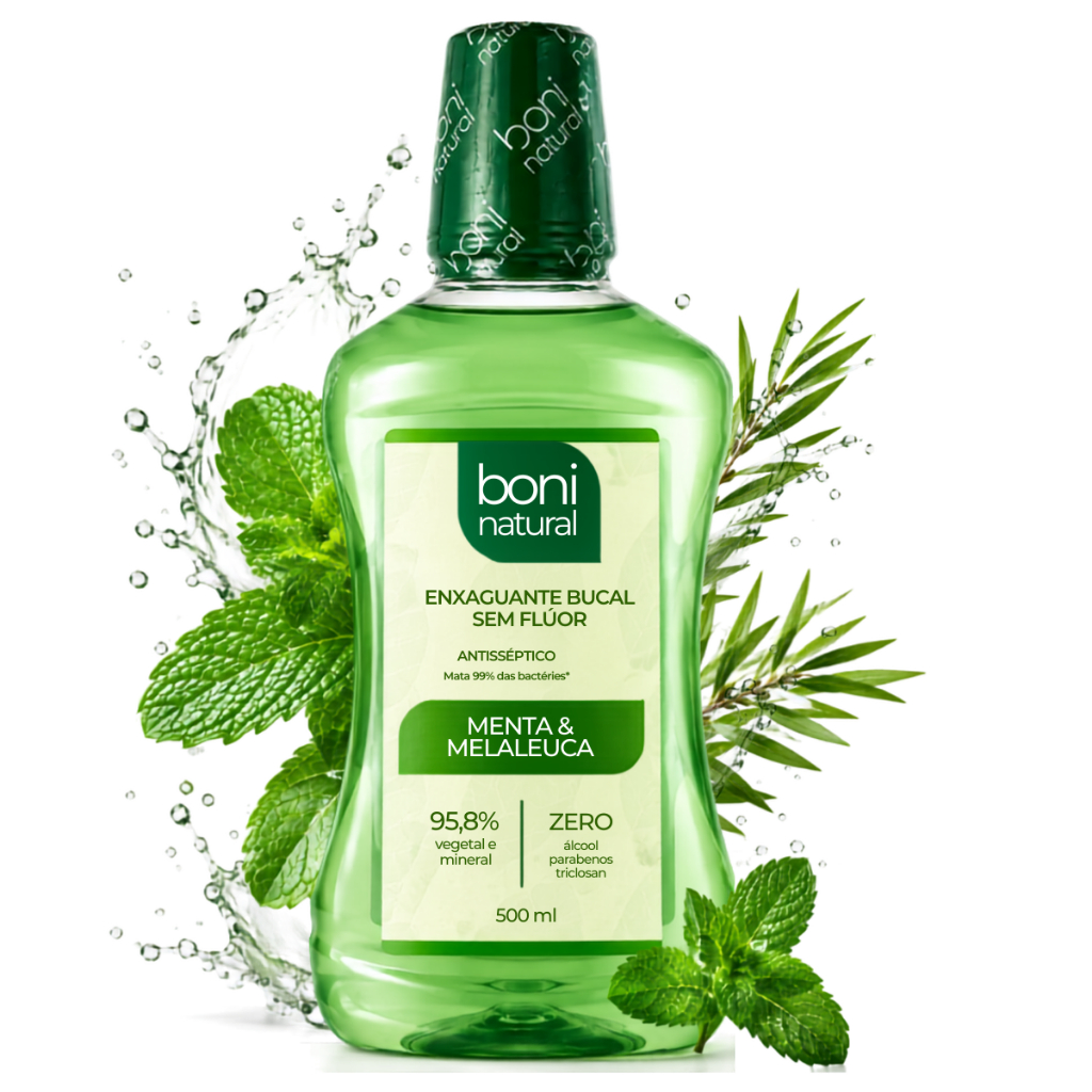 Enxaguante Bucal Natural Menta & Melaleuca 500ml