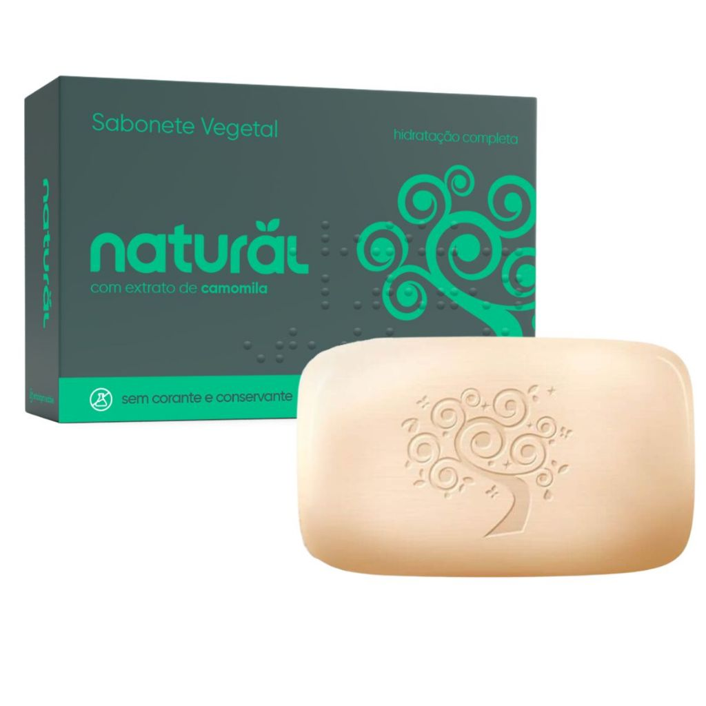 Kit 10 Sabonete de Camomila 80g - Orgânico Natural