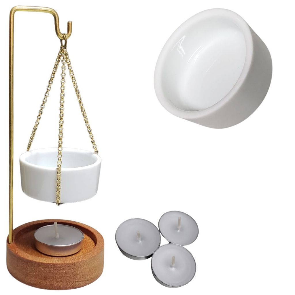 Difusor de Aromas Queimador de Essências Odorizador Perfumador Fragância para Casa Recho Metal