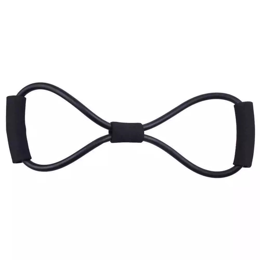 Kit Fitness 6 em 1 Roda Abdominal Flexão Corda Elástico Hand Grip Tapete Treino em Casa