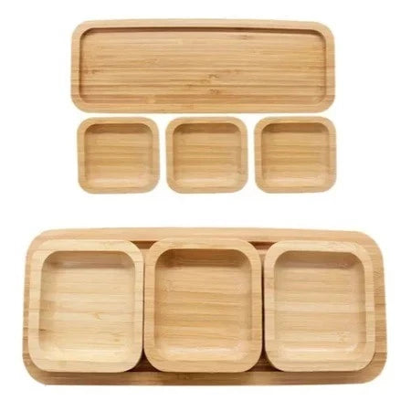 Petisqueira de Bambu - Kit